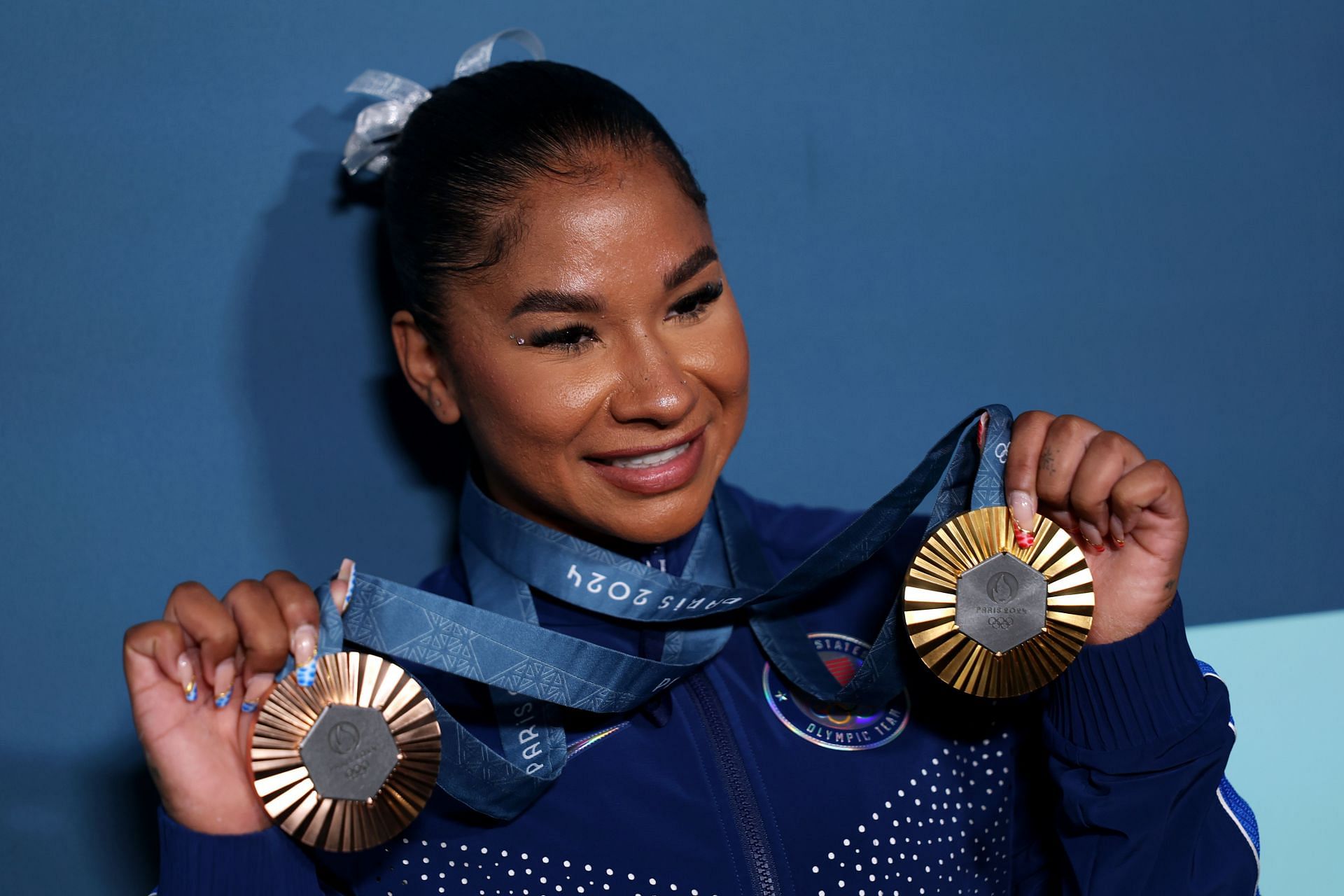 Jordan Chiles competes in Artistic Gymnastics at the Olympic Games Paris 2024: Day 10 | Getty Images